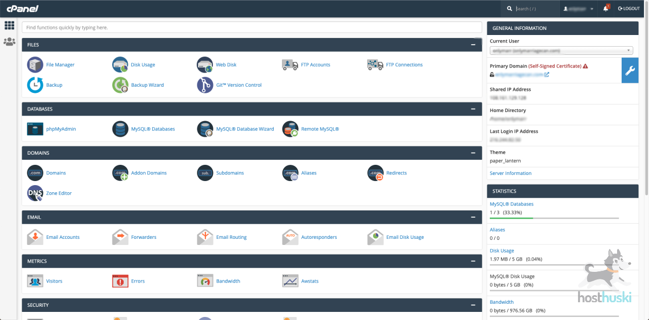 cpanel wordpress